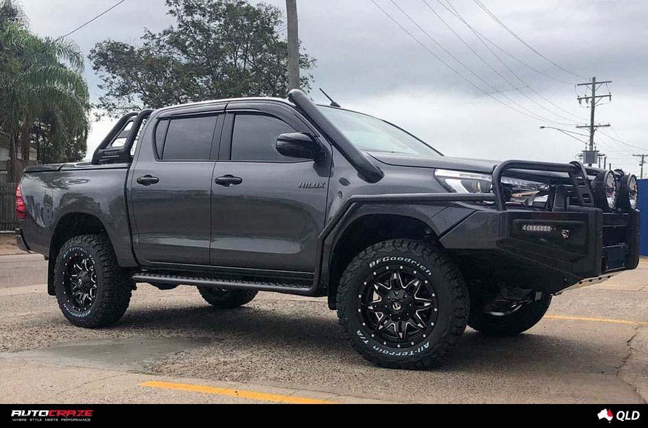 TOYOTA HILUX N80 4WD LETHAL GLOSS BLACK MILLED ACCENTS
